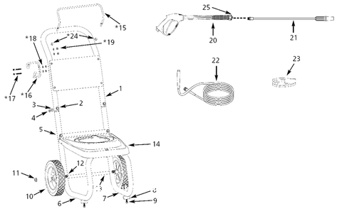 Part Location Diagram of PM002000AV Campbell Hausfeld Flat Washer